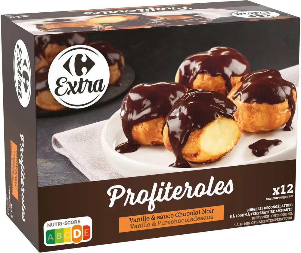Profiteroles crème glacée vanille