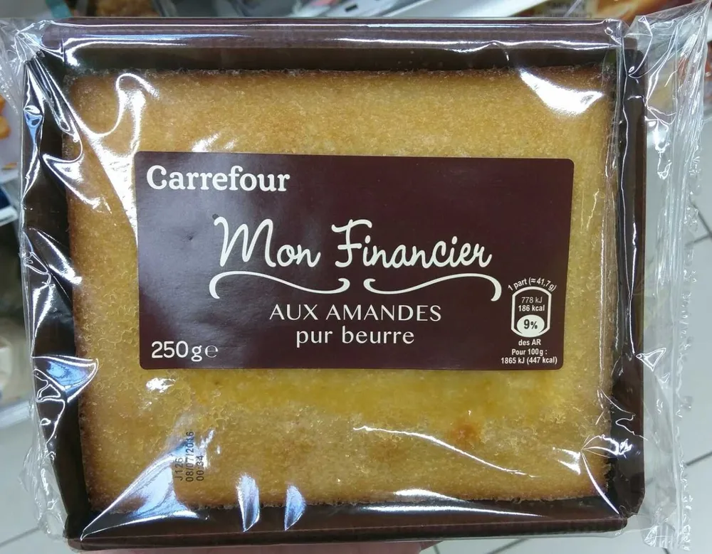 Mon Financier aux Amandes