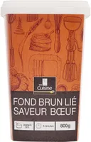 Fond brun lié saveur boeuf