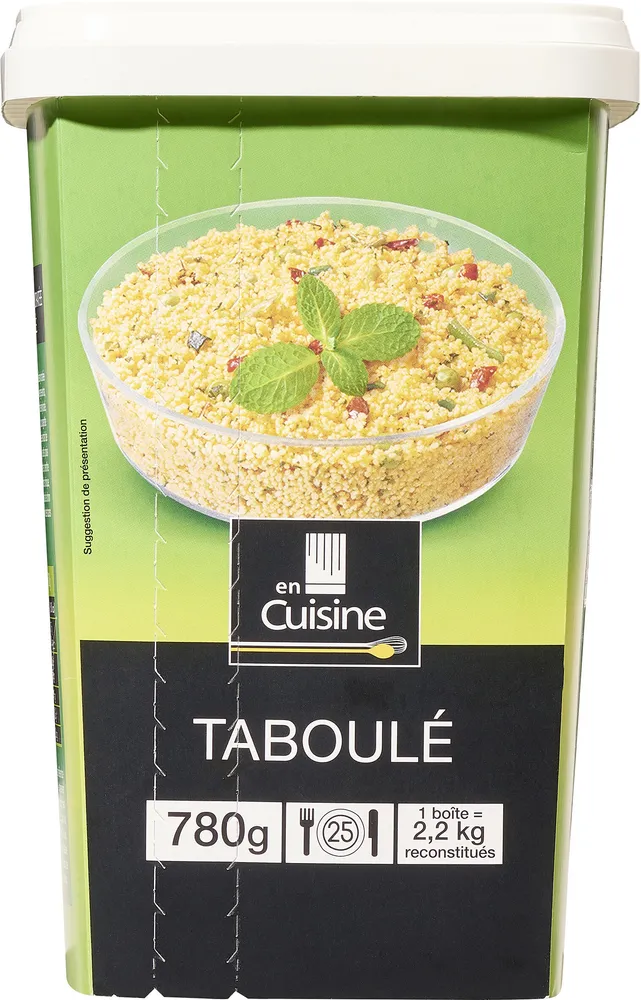 Taboulé déshydraté