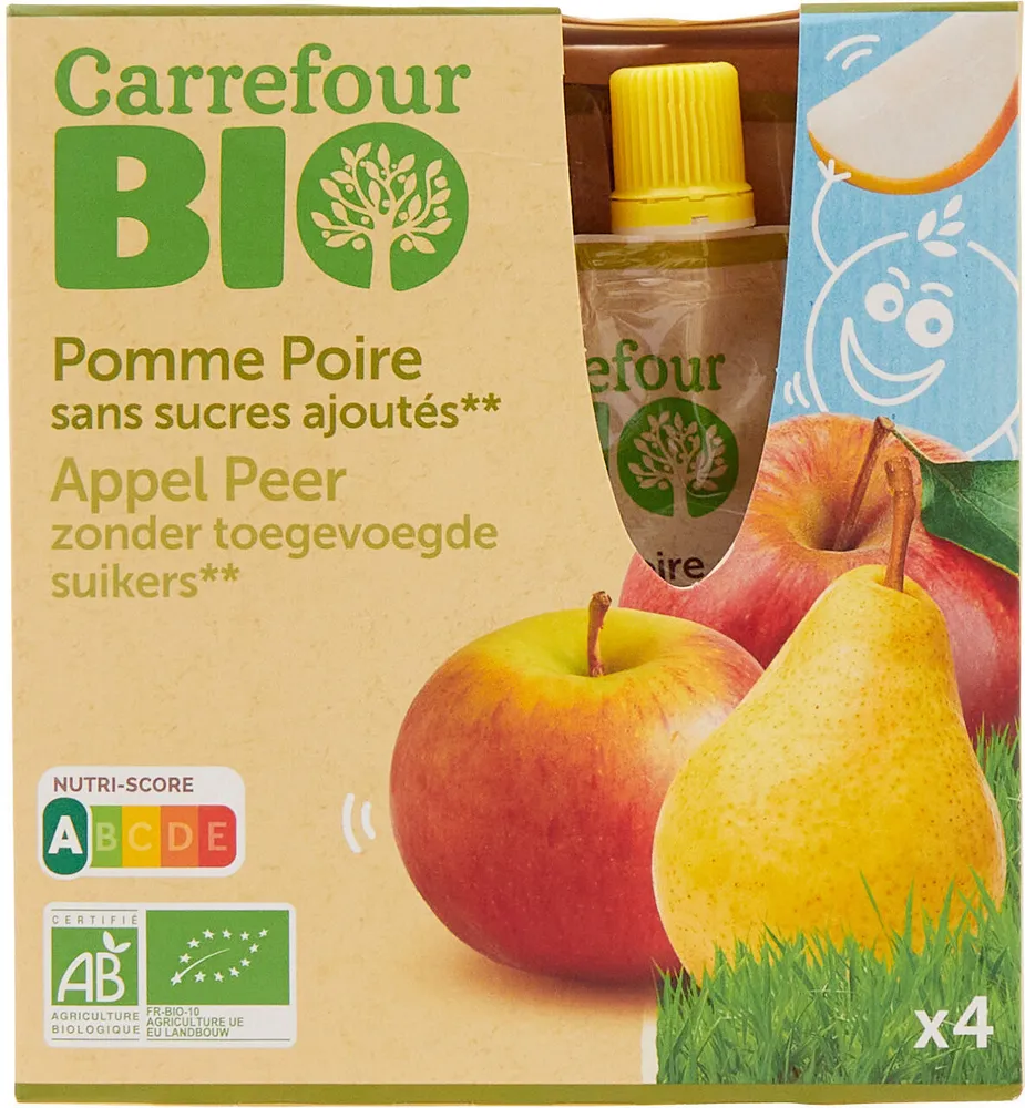 Pomme Poire Sans sucres ajoutés*