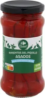 Pimientos del piquillo enteros asados bajo en sal