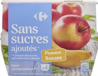 Pomme Banane Sans sucres ajoutés*