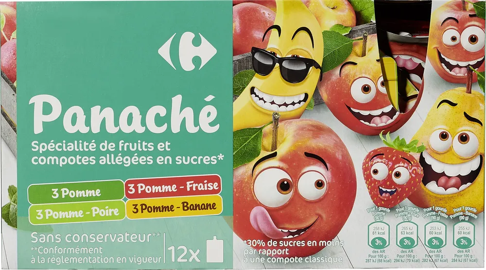 FRUIT &Cie POMME FRAISE