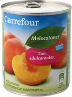 Melocotón en almíbar con edulcorante