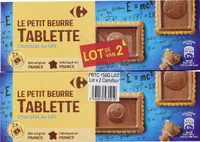 Le petit beurre - tablette chocolat lait