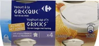 Yaourt à la GRECQUE Sur lit au miel