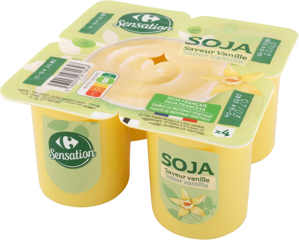 SOJA Sabor Vainilla