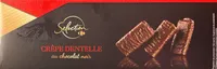 Crêpe dentelle au chocolat noir