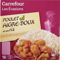 Poulet aigre-doux & son riz