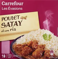 Poulet Satay et son Riz