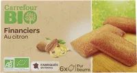 Financiers au Citron