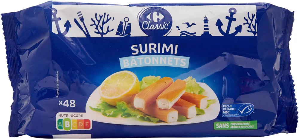 Surimi bâtonnets