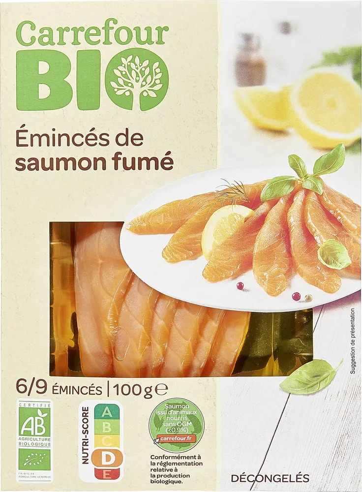 Émincés Saumon Fumé