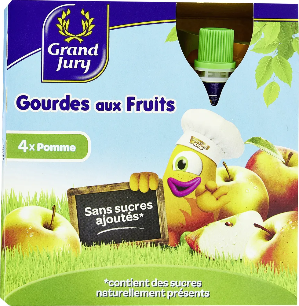 Gourdes aux fruits Pomme sans sucres ajoutés
