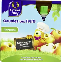 Gourdes aux fruits Pomme sans sucres ajoutés