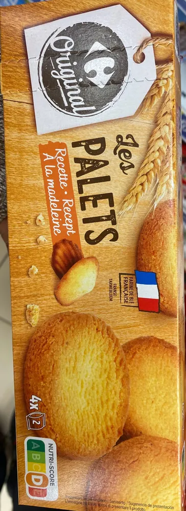 Les Palets Recette à la Madeleine