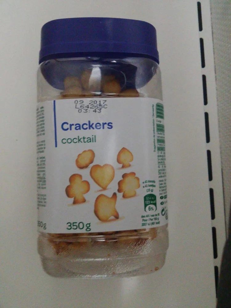 Crackers cocktail