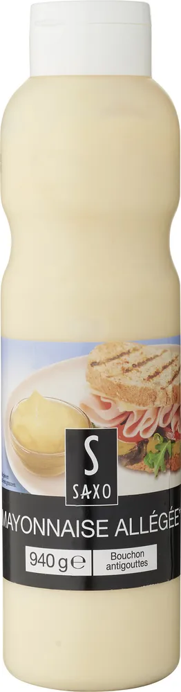 Mayonnaise allégée* *allégée en matières grasses.