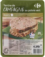 Terrine de campagne Au poivre vert