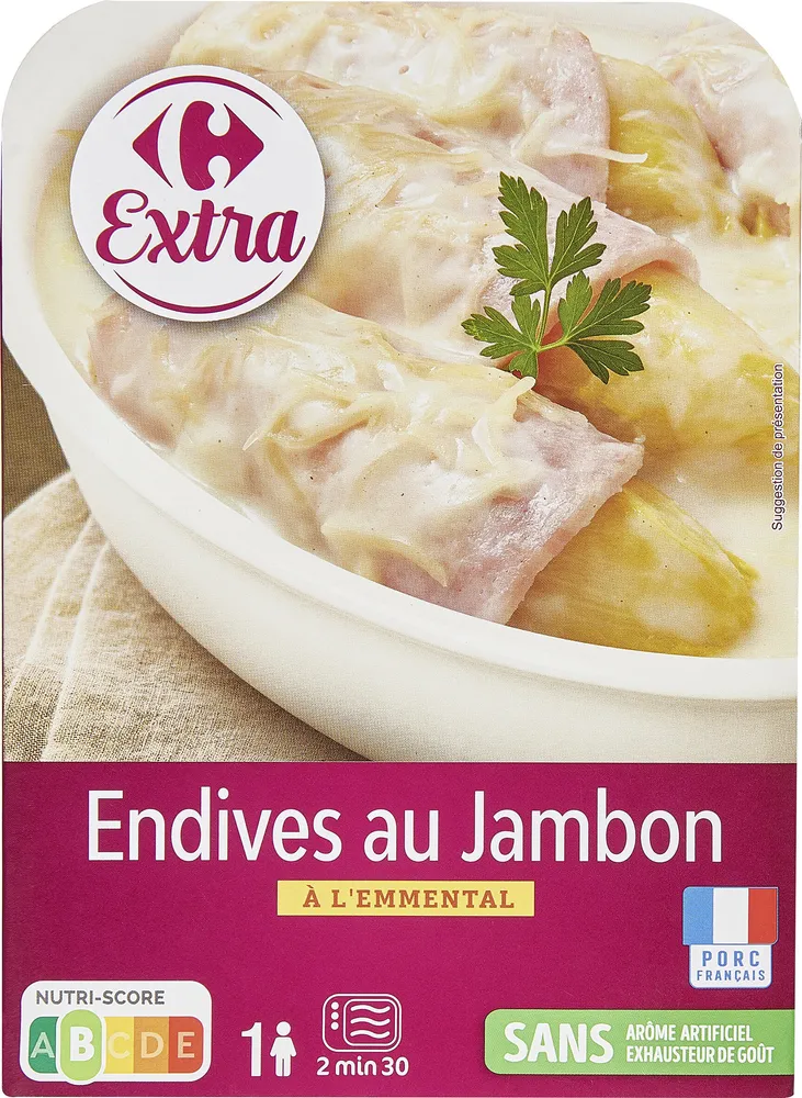 Endives au Jambon À L'EMMENTAL