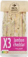 MAXI' x3 Jambon Cheddar