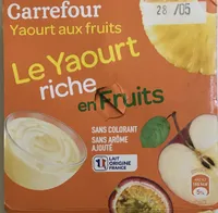 Le Yaourt riche en fruits
