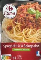 Spaghetti à la Bolognaise TOMATE ET OIGNON