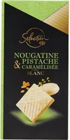 Nougatine & pistache caramélisée blanc