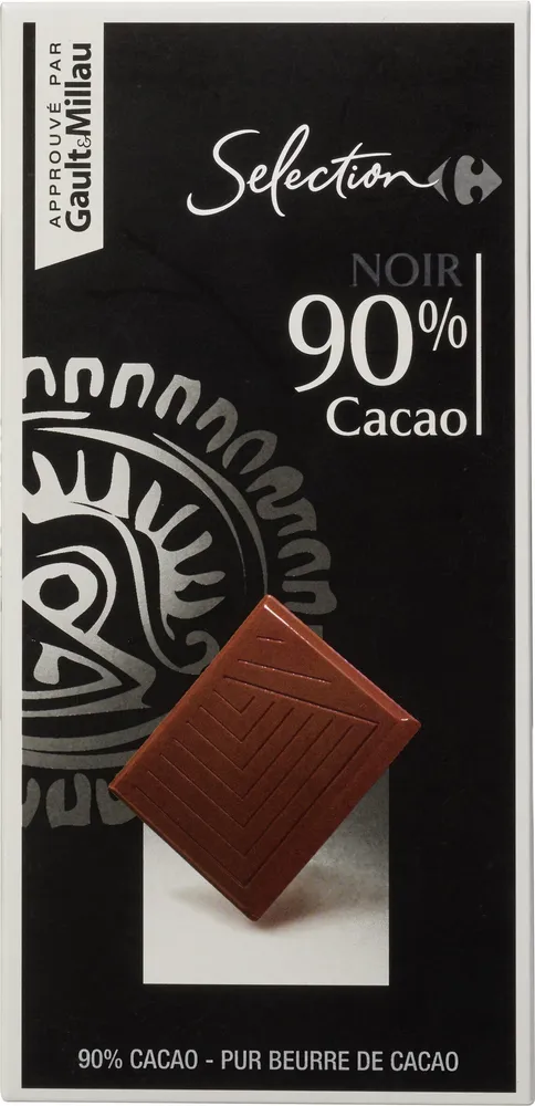 90% cacao noir