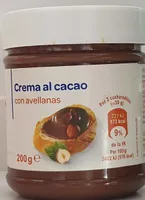 Crema de cacao con avellanas