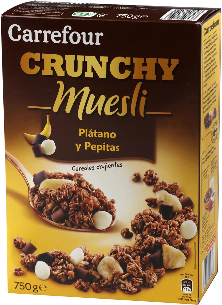 CRUNCHY Plátano y Pepitas