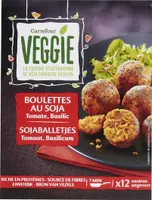 VEGEtal BALLS SOJA, TOMATE, BASILIC