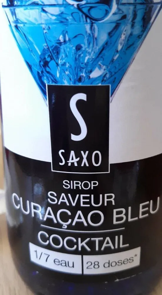Sirop aromatisé Curaçao