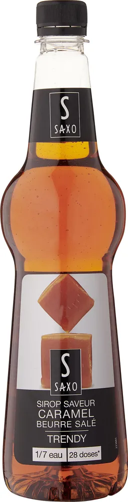 Sirop saveur caramel beurre salé
