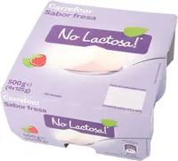 Yogur De Fresa Sin Lactosa