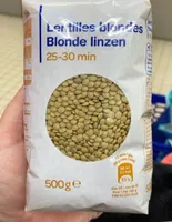 Lentilles blondes