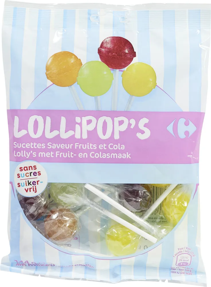 Sucettes sans sucres