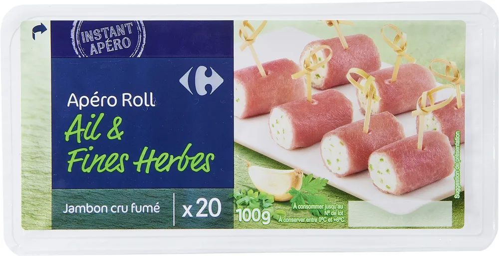Roulés Apéro Ail & Fines Herbes