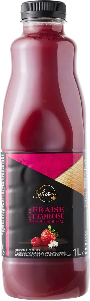 Jus de Fraise et Framboise