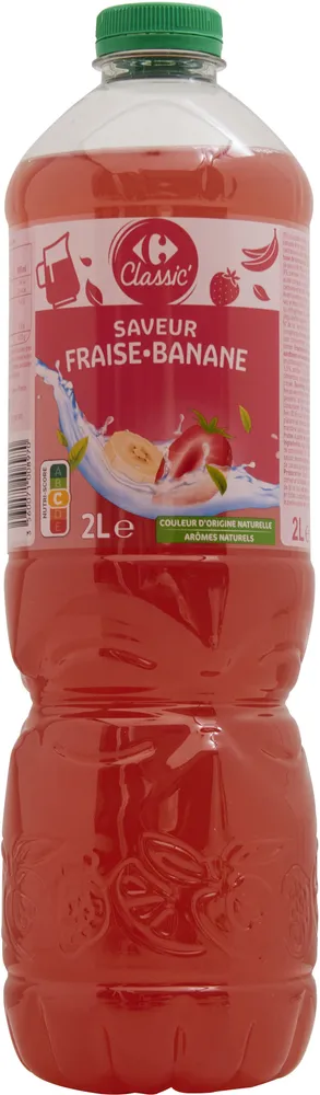Saveur fraise banane