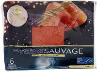 Saumon rouge du pacifique fumé sauvage*