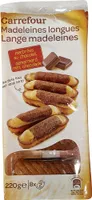 Madeleines Longues - Marbrées au Chocolat
