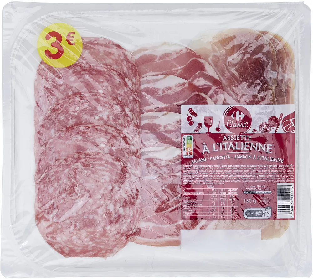 Assortiment sec italien