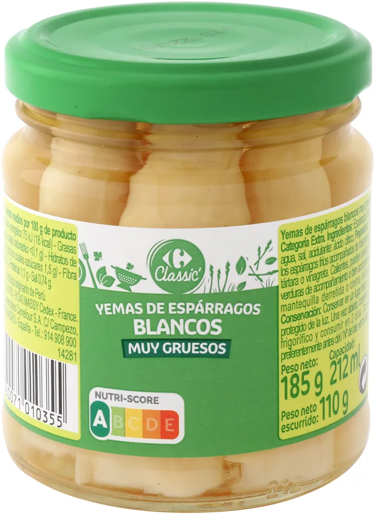 Espárragos blancos Gruesos
