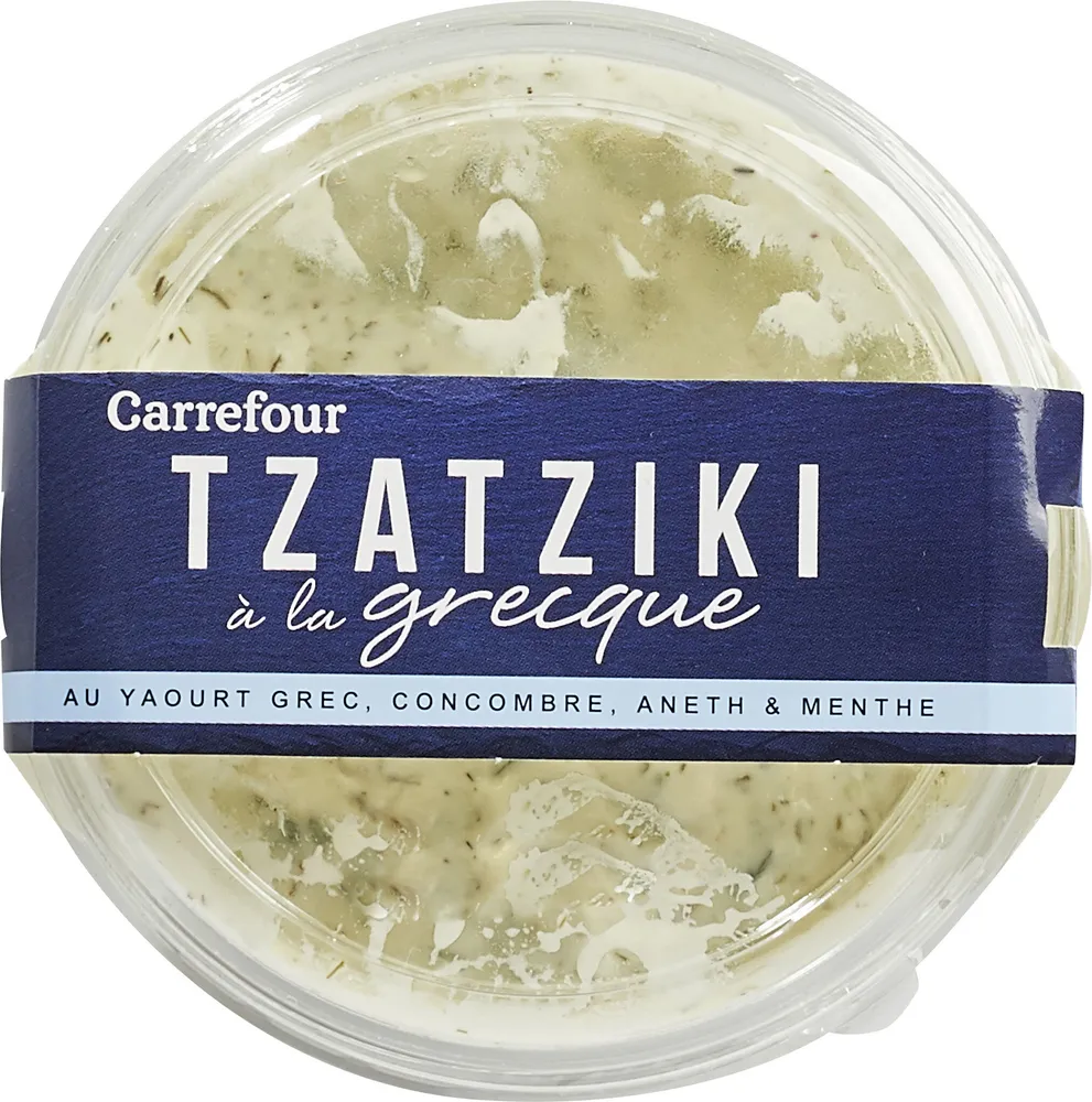 TZATZIKI Au yaourt à la grecque, concombres & aneth