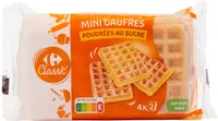 Mini gaufres poudrées au sucre