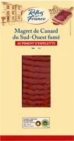 Magret de canard du Sud-Ouest fumé Au piment d'Espelette