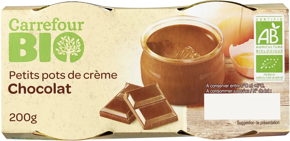 Petits pots de crème Chocolat