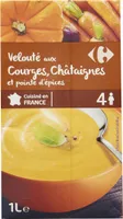 VELOUTÉ AUX Courges et Châtaignes Et pointe d'épices